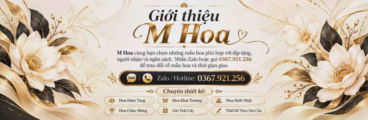 Ảnh bìa Shop hoa tươi Phường Bảo Vinh Đồng Nai - Để lời nhắn thêm dịu dàng